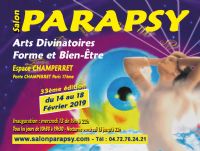 PARAPSY - Le salon national des arts divinatoires, de la forme et du bien-être. Du 14 au 18 février 2019 à Paris17. Paris.  10H30